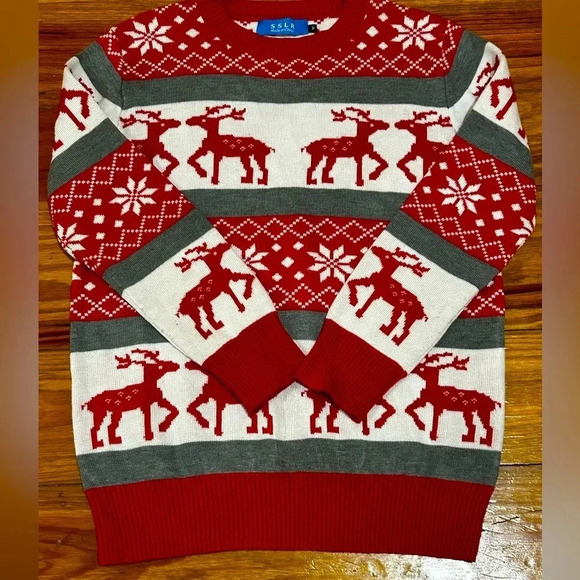Holiday Reindeer Sweater - Picture 1 of 3